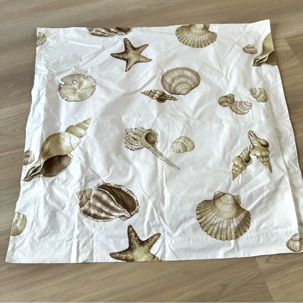 1 Pottery Barn Euro European Sea Shell Sham